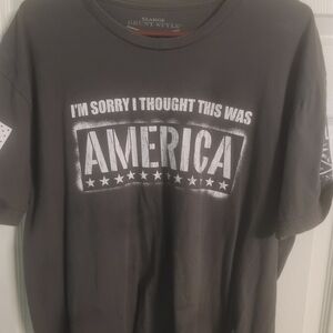 Grunt Style Club Charcoal 'America' Short Sleeve Tee